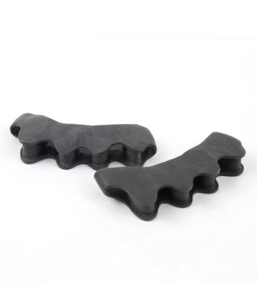 Toe Separators for Functional Fitness Athletes - Toe Straighteners for Foot Pain Relief and Plantar Fasciitis - Fix Feet - Fix Toes - Fix Bunions - Toe Spacers for Crossfit Dark Black-A - Buy Online on GoSupps.com