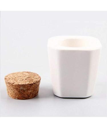 Buy Porcelain Dappen Bowl with Wooden Cap - Nail Art Tools for Acrylic Liquid & Powder | International Shipping - Buy Online on GoSupps.com