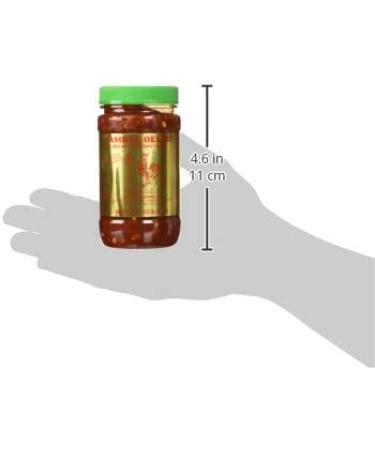 Huey Fong Traditional Red Jar with Green 8 oz - Authentic Asian Chili Garlic Sauce - Buy Online on GoSupps.com