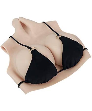 Roanyer silicone breasts east-west fake outward-directed breast shapes breastplate breast prosthesis for crossdressers transgender cosplay drag queen d cup silicone filling natural