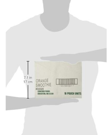 Concord Orange Smoothie Mix 2oz Packets (Pack of 18) - Delicious and Convenient - Buy Online on GoSupps.com