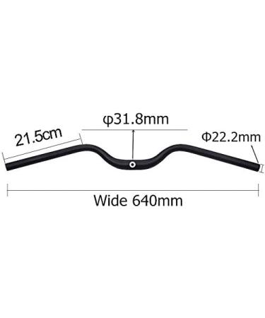 UPANBIKE Urban Road Bike Bicycle Retro Handlebar | Moustache Shape 31.8mm Wide 640mm - Buy Online on GoSupps.com