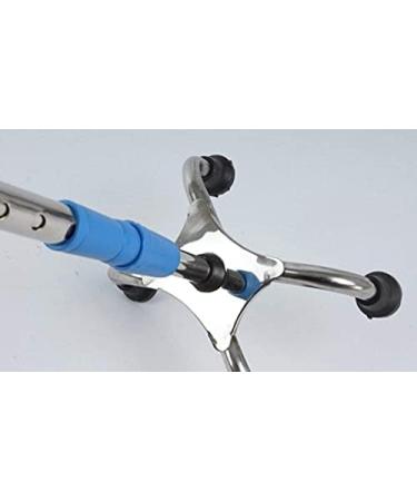 Canes Stainless Steel Walking Aids Four Foot Crutches Elderly Walking Stick Telescopic Folding Elderly Walker Aluminum Alloy Non Slip Four Corners Walking Stick - Buy Online on GoSupps.com