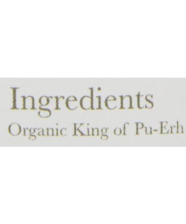 Organic Solaris Tea King of Pu Erh 100g Loose Whole Leaf Black Tea - Pack of 1 - Buy Online on GoSupps.com