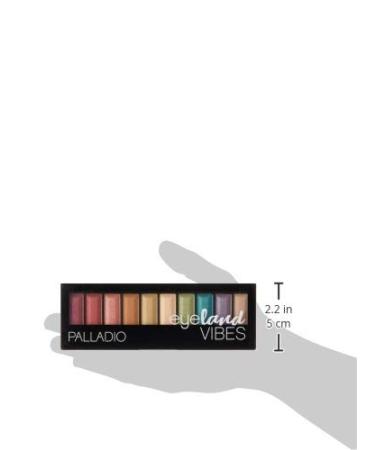 Palladio Eyeland Vibes 10 Count Eyeshadow Palette - Seductive Nudes to Vibrant Hues for Day and Night Looks - Buy Online on GoSupps.com
