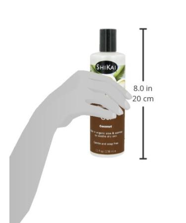 ShiKai Coconut Shower Gel 12oz - Hydrating Body Wash for Soft Skin - Buy Online on GoSupps.com