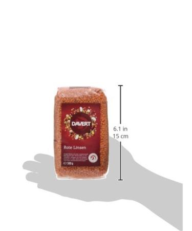 Buy Davert Whole Red Lentils - Organic Pack of 4 (4 x 500 g) | International Shipping - Buy Online on GoSupps.com