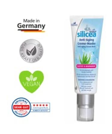 H bner Original Silicea Anti-Aging Cream Mask | Natural Certified Cosmetics | Silica Gel Hyaluronic Acid & Aloe Vera | 50 ml | Tightening & Regenerating Formula - Buy Online on GoSupps.com