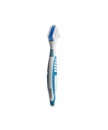 Paro Clinic Denture Brush Hard and Soft bristles Combo Perfect Grip Swiss Made. Cleans Your dentures, retainers and Night Guards! Single