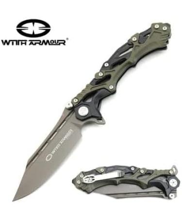 Buy WITH ARMOUR DragonBone I WA-102BG - Premium Tactical Pocket Knife - International Shipping Available - Buy Online on GoSupps.com