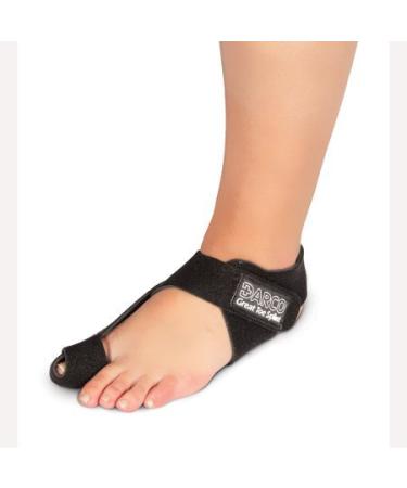 DARCO GTS Black Great Toe Alignment/Bunion Adjustable Splint for Hallux Valgus and Other Joint Conditions (LG/Left W8-11/M10-13)