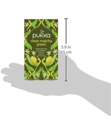 Pukka Clean Matcha Green 20 Bags 1 Box (20 Tea Bags) - Buy Online on GoSupps.com