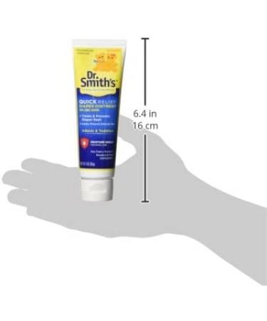 Dr. Smith's Quick Relief Diaper Rash Ointment 3oz - Fast Soothing Formula - Buy Online on GoSupps.com