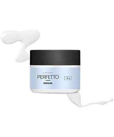 Mistero Milano White Gel for French Nail Art Baby Boomer PERFETTO Mistero Milano 15 ml / 30 ml (15 ml) White 15 ml (1 pack)