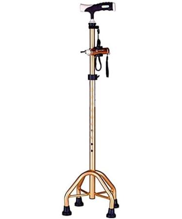 Telescopic Non Slip Crutches Walking Frame Aluminum Crutches Old Man's Four-Legged Walking Stick Retractable Anti-Skid Lamp Walker Walking Stick with Hospital for Arthritis Elderly Seniors & Handica Black - Buy Online on GoSupps.com