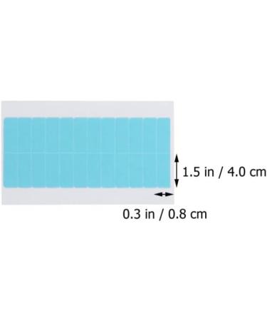 FOMIYES 8 Sheets Seamless Hair Extensions Women Hair Tape Nail Display Stand Tape in Hair Extensions Adhesive Wig Tape Waterproof Adhesive Tape Women's Blue Glue Pu Lace - Buy Online on GoSupps.com