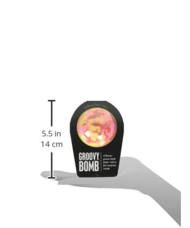 Da Bomb Groovy Flower Power Bath Bomb - Purple/Pink/Green - 7 oz - Buy Online on GoSupps.com