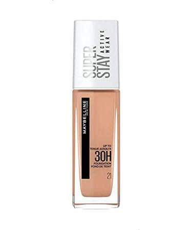 Maybelline Superstay Activewear 30h Foundation 21-nude Beige 30 Ml Women