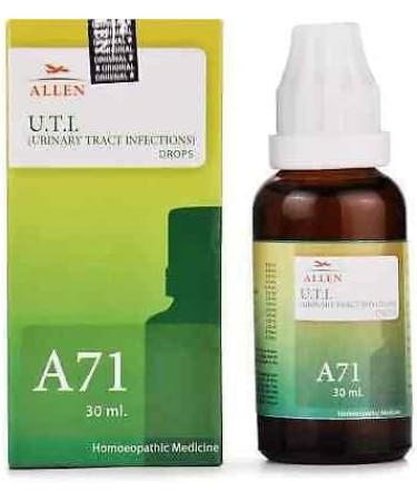Allen A71 UTI Drops (30ml) + Free Ujala Eye Drops - Fast Relief & Treatment - Buy Online on GoSupps.com