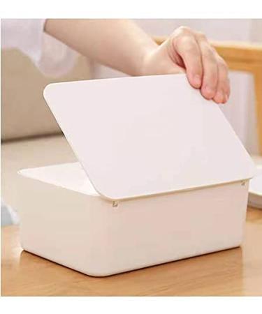 Baby Wipe Dispenser Holder - Keeps Diaper Wipes Fresh - Easy Open & Close (White) - Buy Online on GoSupps.com
