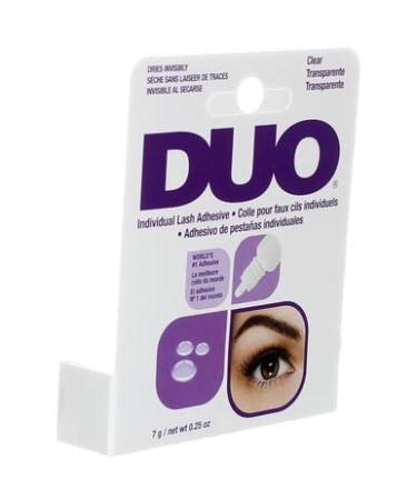 Duo Individual Lash Adhesive Clear 0.25oz - Strong Hold & Quick Dry | International Shipping Available - Buy Online on GoSupps.com