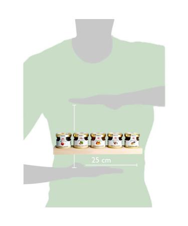 Buy 5 Italian Jams for Cheese in a Gift Wooden Box | Premium 5 x 35g Gourmet Selection - Buy Online on GoSupps.com