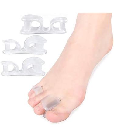 Gel Toe Separators 4-Pack | Correct Hammer Toes & Overlapping Toes | Pain Relief for Men & Women - Buy Online on GoSupps.com