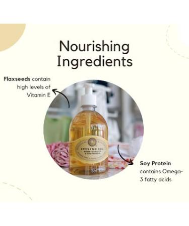 Original Blends Pump Styling Gel - Flaxseed & Soy Protein - Firm or Light Hold - All Hair Types - Adults & Children - 17.25 Fl Oz - Buy Online on GoSupps.com