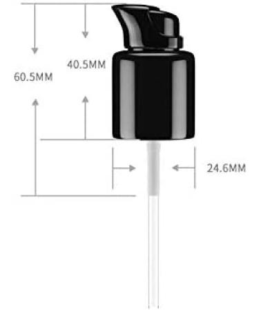 10Pcs 410/20mm Black Foundation Pump Top Plastic Replacement Cosmetic Makeup Tool with Rotate Lock and Cover for Fix Fluid Foundation Lotion Essence - Buy Online on GoSupps.com