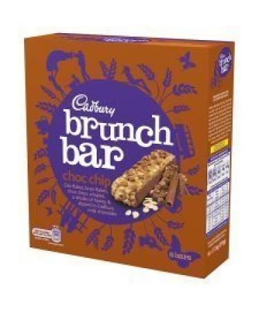 Cadbury Brunch Bar Choc Chip X 6 210G by Cadbury