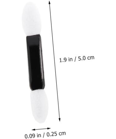 Baluue 400 Pcs Women Eyeshadow Brush Eyeshadow Sponge Double Sided Eyeshadow Brush Eye Makeup Brushes White - Buy Online on GoSupps.com