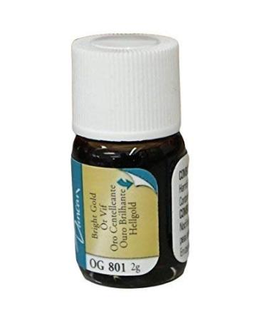 Duncan Overglazes - OG 801 - Bright Gold - 2 Gram Bottle