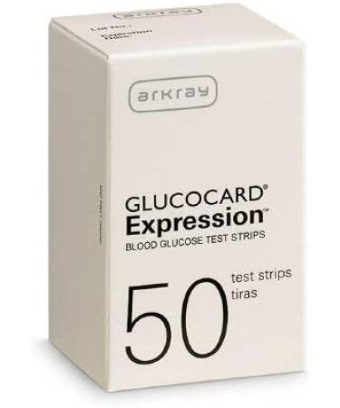 Arkray Glucocard Expression 50 Count Test Strips - Pack of 1 - Buy Online on GoSupps.com