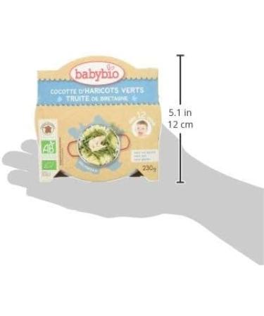 Baby organic Babybio Mon Petit Plat Trout Vegetables 023kg 2 Piece 2 Units - Buy Online on GoSupps.com