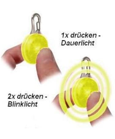 Buy Yellow LED Light Trailers for Dogs & Cats | Luminaire Band LED Dog Collars - One Size Fits All - Buy Online on GoSupps.com