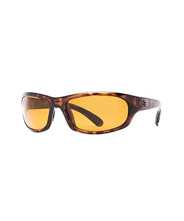 Calcutta Outdoors Steelhead Original Series Fishing Sunglasses | Polarized Sport Lenses | UV Sun Protection | Water Resistant Tortoise/Amber