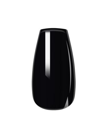Doonails Soft Gel Press On Nails 30 Set Dark Dream Coffin Shape Salon Quality Full Cover Black Fake Nails Comfortable Fit & Medium Length - Buy Online on GoSupps.com