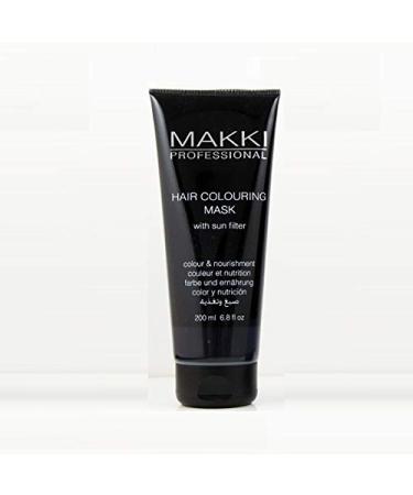 Makki semi-permanent hair coloring mask color and nutrition Grey/Grey