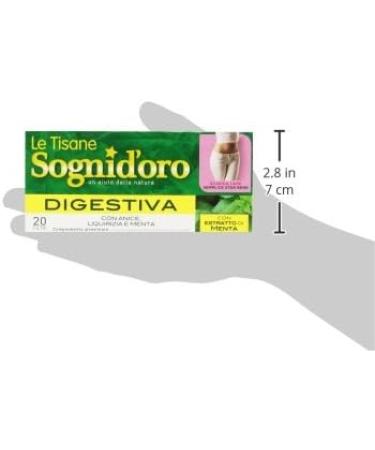  Sogni d'oro Sognid'Oro Pack of 4 boxes of 20 filters with Anise Licorice and Mint 160 g - Buy Online on GoSupps.com