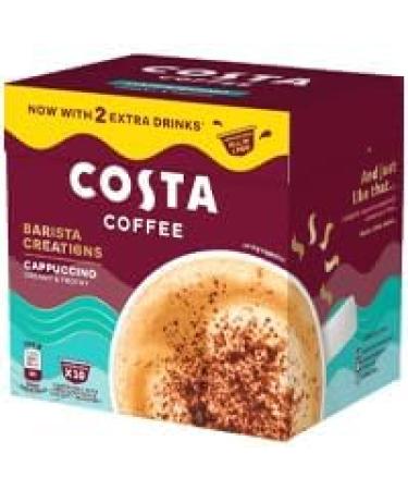 Costa Coffee Pods - Pick Any 2 Pack From 6 Flavours Including Costa Skinny Latte Pods Americano Pods Latte Pods Caramel Latte Pods Cappuccino & Flat white Coffee Pods - Buy Online on GoSupps.com
