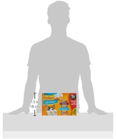 Friskies Tasty Treasures Wet Cat Food Poultry & Fish Combo Variety Pack 3 Flavours - 156 g Can (24 Pack) Cat Food Liver or Scallop Flavour 156 g (Pack of 24) - Buy Online on GoSupps.com