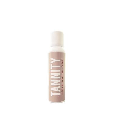 Tannity Gradual Tan Spray - Clear Tannity | Fast hassle-free tanning | No color correctors | Long-lasting tan | Cruelty-free | Vegan | 150 ml
