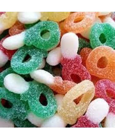 Chewy Fizzy Sour Dummy Mix Sweets Share Bag - 1kg Bag - Buy Online on GoSupps.com