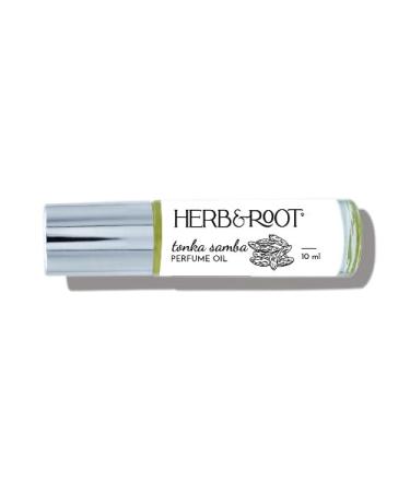 Herb & Root Vanilla Perfume Oil Rollerball | Hypoallergenic Clean Fragrance | Vegan and Safe | Tonka Vanilla Cocoa Amber (Tonka Samba)