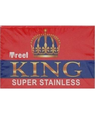 100 Treet King Double Edge Razor Blades - Premium Quality for Smooth Shaving | International Shipping Available - Buy Online on GoSupps.com