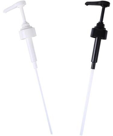 Alipis 2pcs Sauce Nozzle Plastic Oil Bottle for Pump White+black Press Sprayer Kitchen Oyster Heads 37*7.5*3cm As Shown - Buy Online on GoSupps.com
