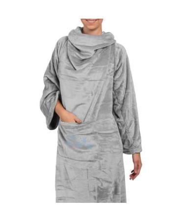 Personalized Blanket Snowflakes | Warm Fluffy Blanket with Sleeves Hoodie Blanket as Gifts for Women - 150x180cm