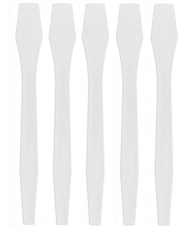 White large spatula 13 cm long Kosmetex cream spatula cosmetic spatula 5 pieces 5 pieces (1 pack) - Buy Online on GoSupps.com