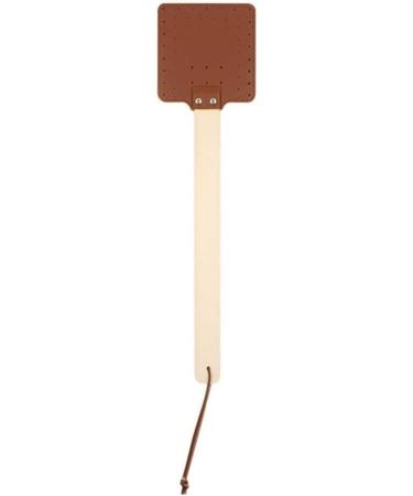 Leather Bug Swatter-Wooden Handle Household Easy Using Bug Pest Control Tools Garden Supplies (Color : Black) - Buy Online on GoSupps.com
