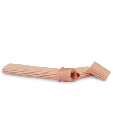 Toe Separator Tubes Navel Plaster Toe 2Pcs Cuttable Toe Tube Sleeves Elastic Lined with Silicone Gel Toe Sleeve Protectors Toe Cushion Tube